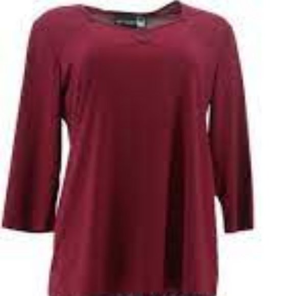 NWT ANTTHONY 2PC PANT SET WINE PXS - Picture 2 of 6